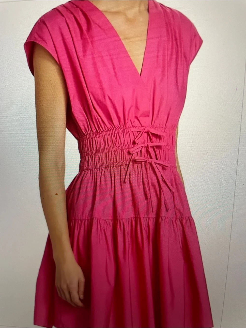 Derek Lam 10 Crosby pink Tora dress sz 6